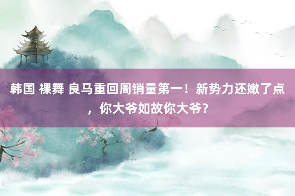 韩国 裸舞 良马重回周销量第一！新势力还嫩了点，你大爷如故你大爷？