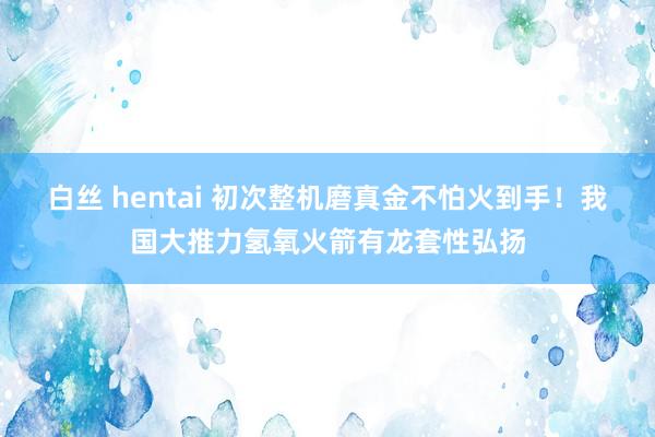 白丝 hentai 初次整机磨真金不怕火到手！我国大推力氢氧火箭有龙套性弘扬